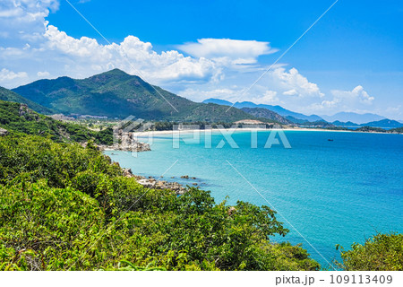 Landscape view from Chua Da Bao pagoda in NHa Trang Vietnam Landscape view from Chua Da Bao pagoda in NHa Trang Vietnam 109113409