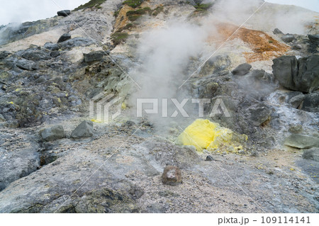玉川温泉園地自然研究路 噴気孔 玉川温泉園地自然研究路 噴気孔 109114141