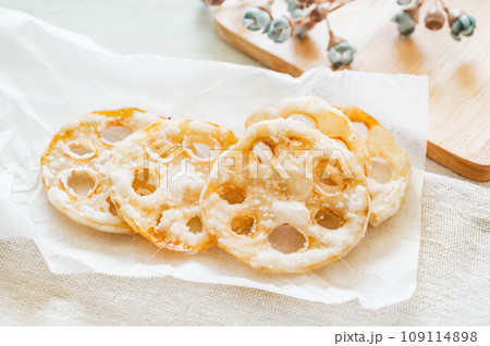 れんこんの唐揚げ 109114898