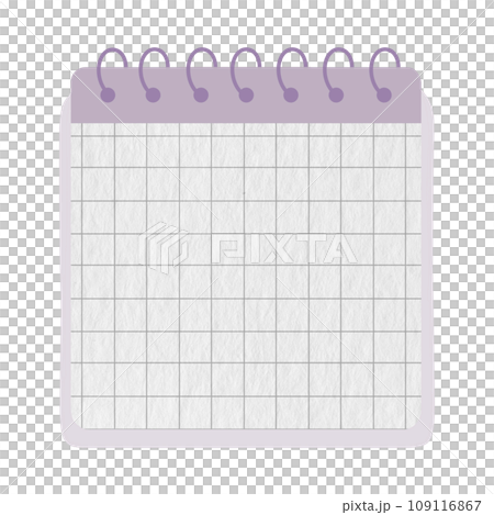 Cute blank square paper note digital planner sticky note banner to do list or memo message notepads paper sheet notepaper pastel purple for goodnote 109116867