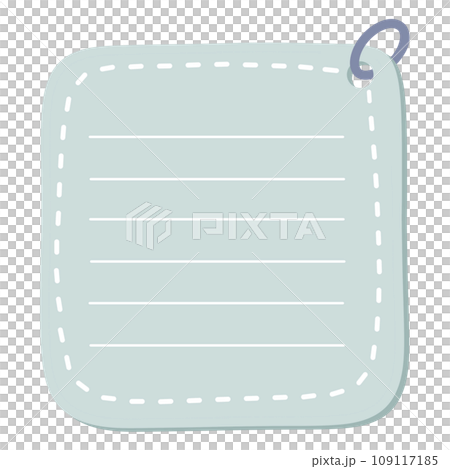 cute pastel digital planner goodnotes sticker sticky memo paper banner Blank schedule. Bookmarks. Colorful notepaper for kids 109117185