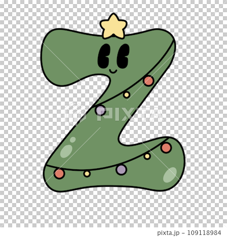 Letter Z cute 60s 70s groovy retro vintage smiley green tree cartoon font winter alphabet merry christmas xmas festive sublimation clipart Letter Z cute 60s 70s groovy retro vintage smiley green tree cartoon font winter alphabet merry christmas xmas festive sublimation clipart 109118984