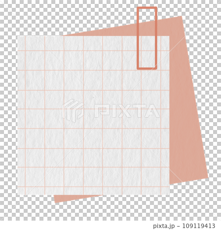 Cute blank square paper note digital planner sticky note banner to do list or memo message notepads paper sheet notepaper pastel pink for goodnote 109119413