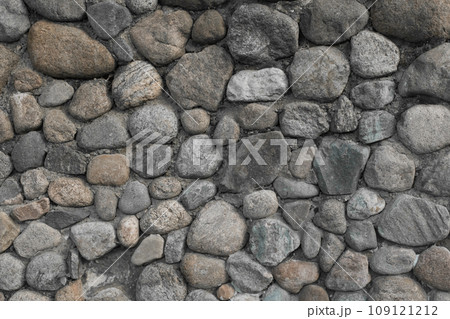 Stones grey cobblestones cement wall solid texture background rough street 109121212