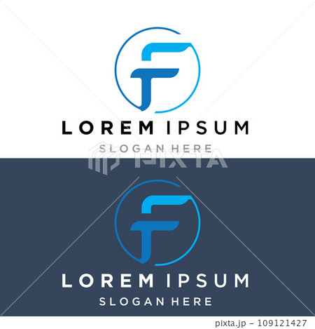 F Letter vector icon logo F Letter vector icon logo 109121427