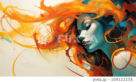 Abstract meditation person, the action or practice of meditating concept Abstract meditation person, the action or practice of meditating concept 109122258