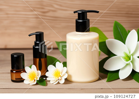 A set of handmade natural cosmetics. 109124727