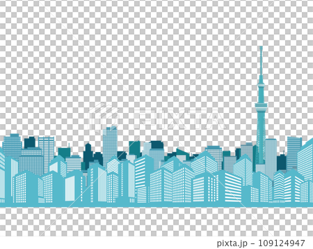 背景中可以看到天空樹的城市景觀 109124947
