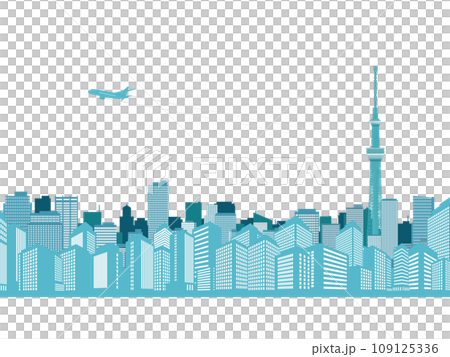 背景中可以看到天空樹的城市景觀 背景中可以看到天空樹的城市景觀 109125336