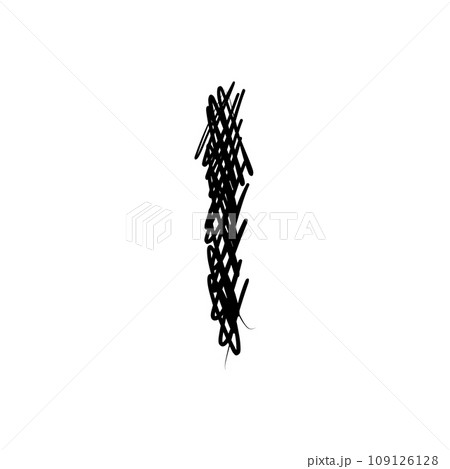 Scribble pen strokes. Doodle pencil scratch. Vector freehand shapes. 109126128