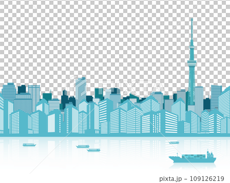 背景中可以看到天空樹的城市景觀 109126219