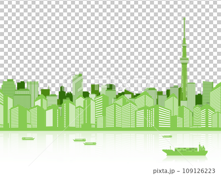 背景中可以看到天空樹的城市景觀 109126223