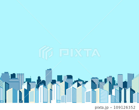 高層ビル　大都市　背景素材 109126352