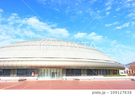 岐阜県岐阜市、岐阜メモリアルセンター体育館の風景 岐阜県岐阜市、岐阜メモリアルセンター体育館の風景 109127638