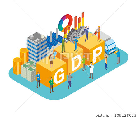 GDPのイメージイラスト 109128023