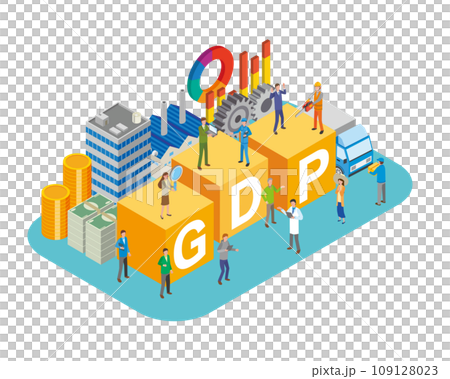 GDP image illustration 109128023