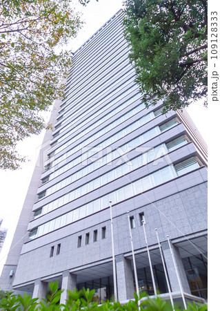 緑のあるオフィス街の風景 【東北電力本店ビル】 緑のあるオフィス街の風景 【東北電力本店ビル】 109128333