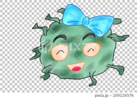Germs dressed up with ribbons 109129376