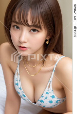 美しい水着の女性 109129680