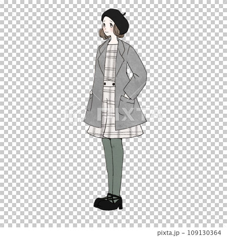 ウィンターファッション 109130364