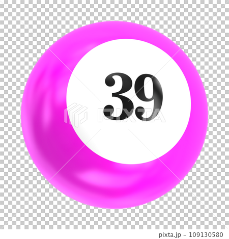 number ball 3d render number ball 3d render 109130580