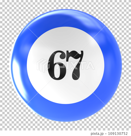 number ball 3d render number ball 3d render 109130752