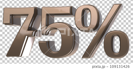 Font With Number 3D Render 109131426