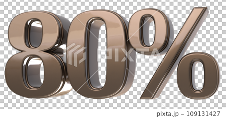 Font With Number 3D Render 109131427