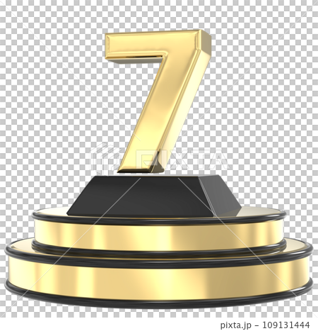 Font With Number 3D Render 109131444