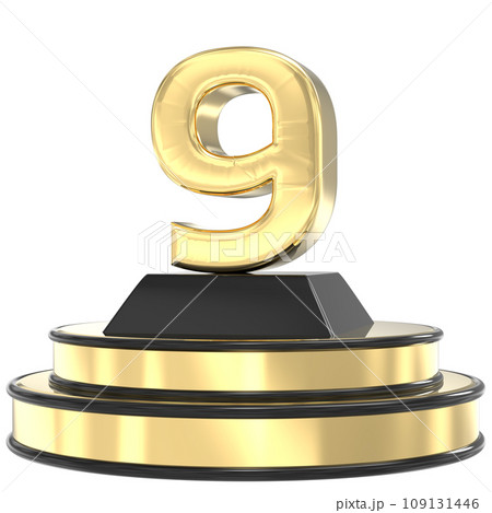 Font With Number 3D Render Font With Number 3D Render 109131446