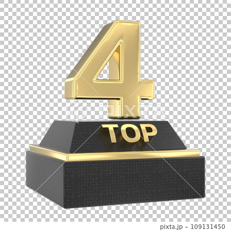 Font With Number 3D Render 109131450