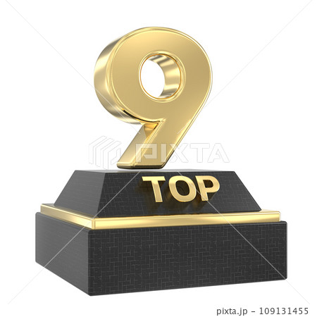 Font With Number 3D Render Font With Number 3D Render 109131455