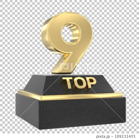 Font With Number 3D Render Font With Number 3D Render 109131455