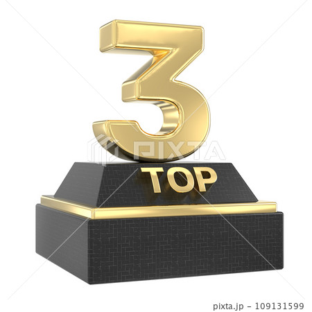 Font With Number 3D Render 109131599