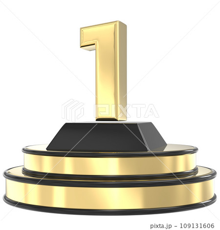 Font With Number 3D Render 109131606