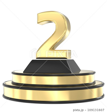 Font With Number 3D Render 109131607