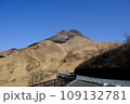 ゆふいん狭霧台から見た冬の由布岳 109132781