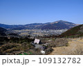 ゆふいん狭霧台から見た冬の由布院盆地の風景 109132782