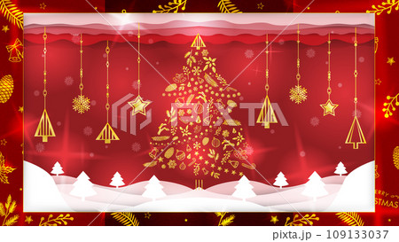 クリスマス背景素材 クリスマス背景素材 109133037