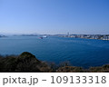 めかりPA (上り) 展望デッキから見た大型船が行き交う関門海峡 109133318