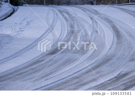雪道 雪道 109133581