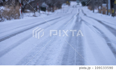 雪道 雪道 109133590
