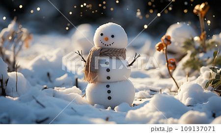 西洋の雪だるま 西洋の雪だるま 109137071