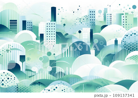 都会をイメージした背景-1 109137341