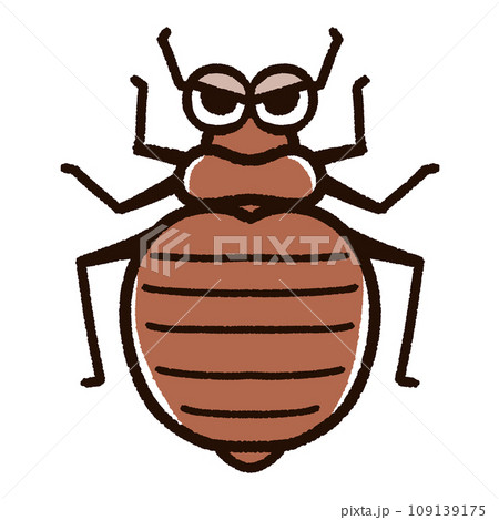 トコジラミ、ナンキンムシのキャラクター トコジラミ、ナンキンムシのキャラクター 109139175