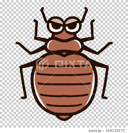 トコジラミ、ナンキンムシのキャラクター トコジラミ、ナンキンムシのキャラクター 109139175