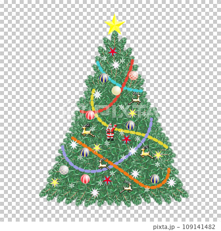 Christmas tree illustration 109141482