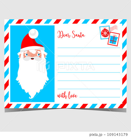 Santa list template discount