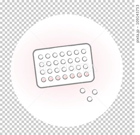 低用量ピル(OC)のイラスト 109143753