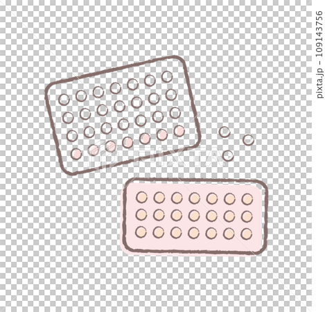 低用量ピル(OC)のイラスト 低用量ピル(OC)のイラスト 109143756